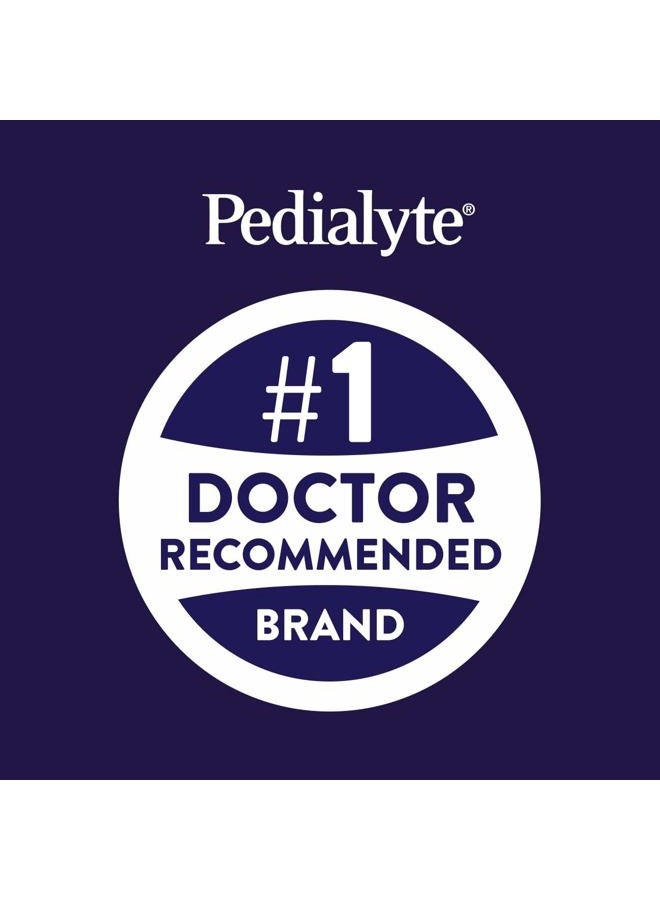 Pedialyte مسحوق الإلكتروليت | مشروب الترطيب للأطفال والبالغين | مجموعة متنوعة: عنب، فواكه الفراولة، وتفاح، 8 عبوات مسحوق - Image 3